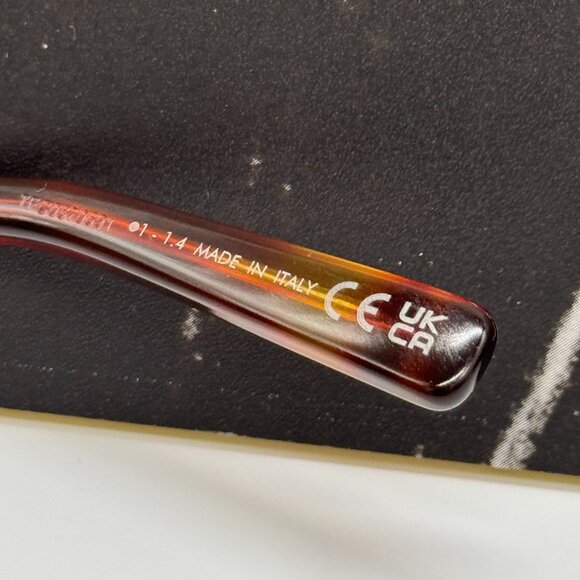 NEW DIOR DIORBLACKSUITO N3I 2500 SQUARE HAVANA EYEGLASSES DIOR - Picture 8 of 9